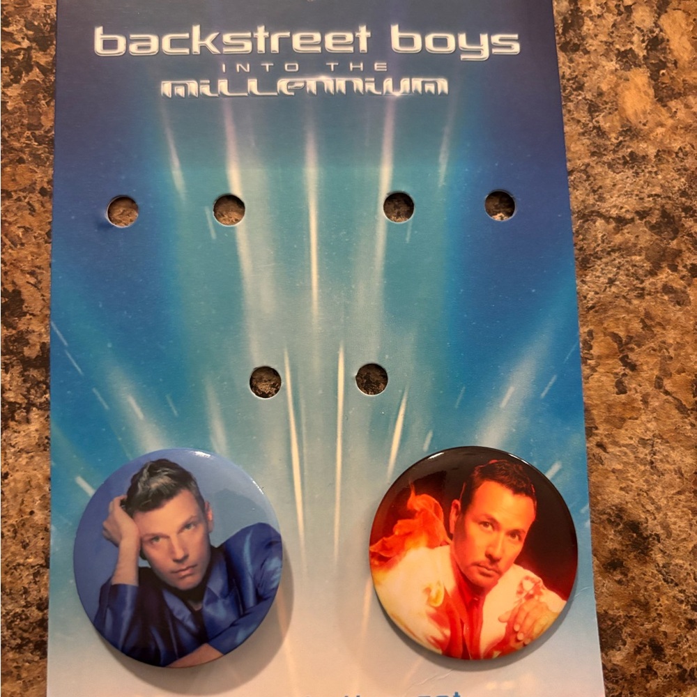 Backstreet Boys Millennium Buttons